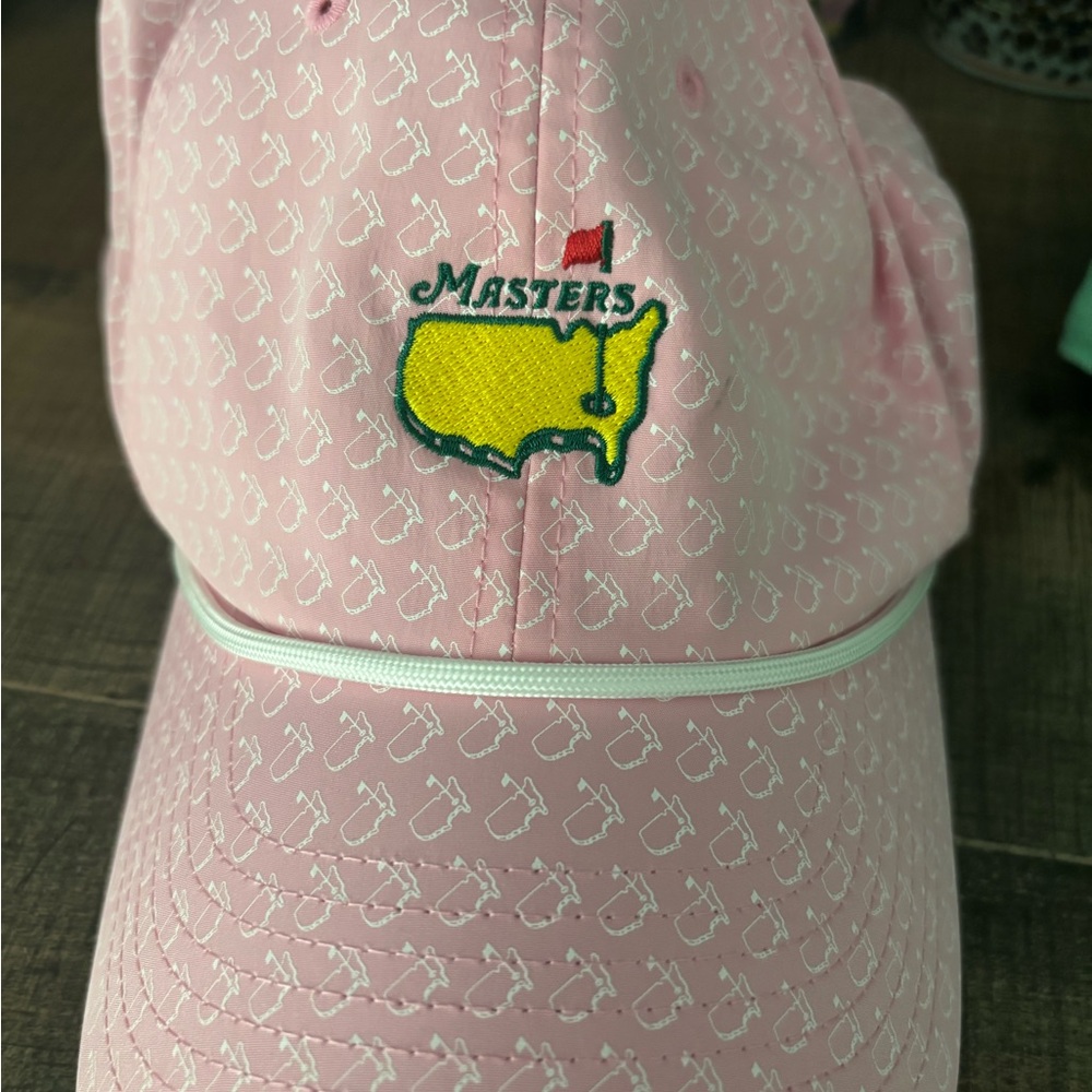 Masters Pink and White Golf Cap Hat